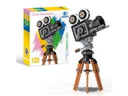 (estilo 2) 802 Mini Blocos De Montar Modelo De Câmera Polaroid Retrô - Presente De Aniversário
