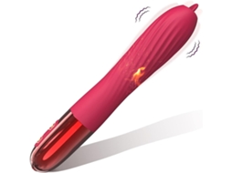 Vibrador Bullet Para Mulher – Vibrador Dildo Aquecido, Estimulador De Vagina Recarregável, Brinquedo Sexual Adulto Para Mulher (vermelho)