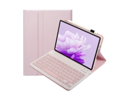 Capa De Couro Ultrafina E Destacável Com Teclado Bluetooth Para Tablet Honor Pad X9 / X8 Pro 11.5 (ah15)