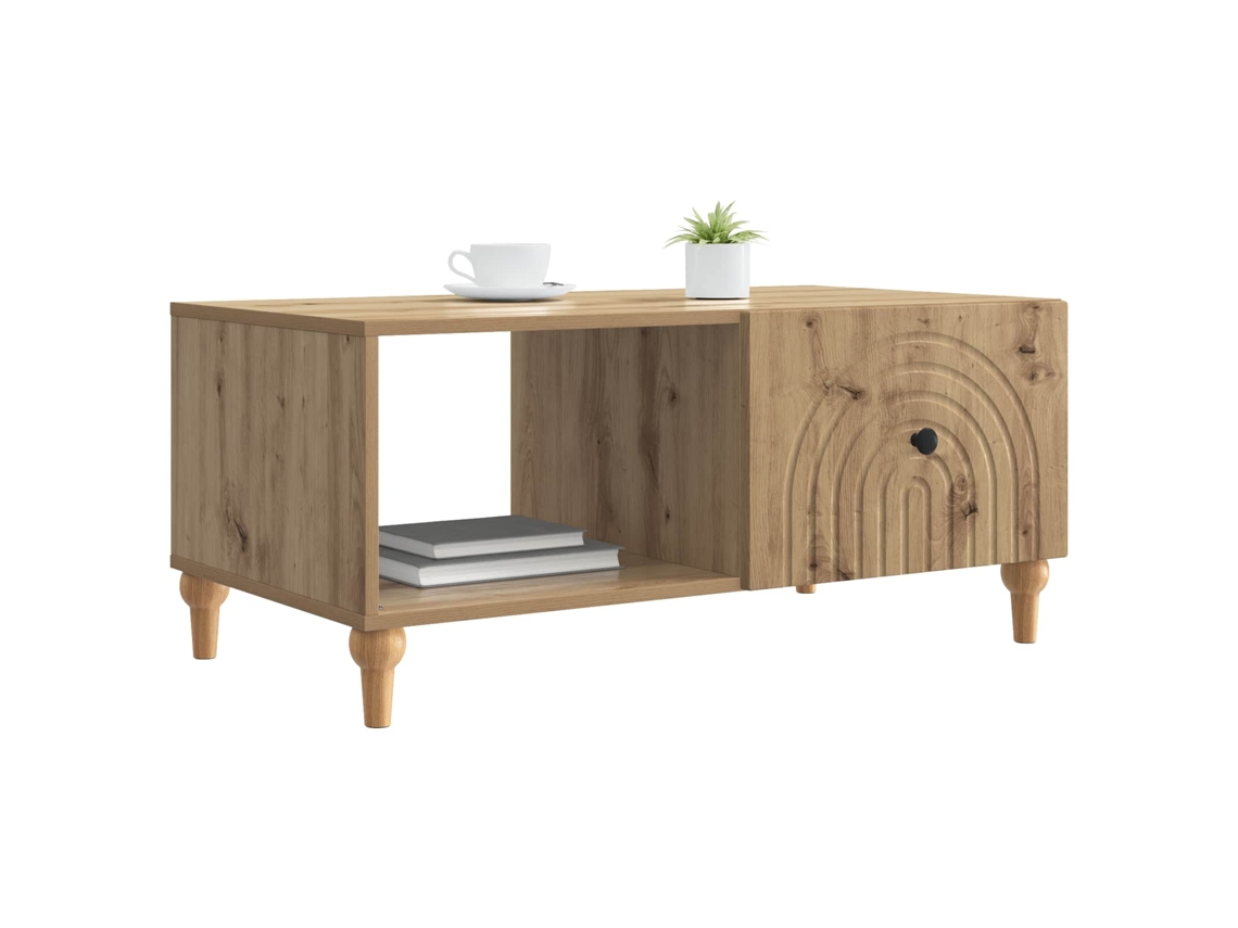 Mesa de Centro Carvalho Arttisan 90 X 50 X 40 Cm MAISON EXCLUSIVE