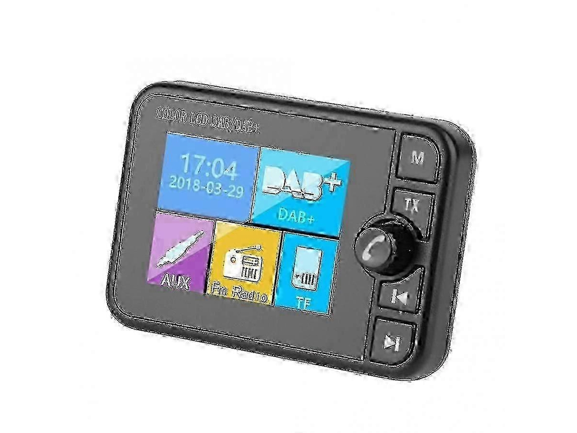 Receptor De Rádio Dab Para Carro Com Bluetooth E Transmissor Fm