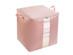 Saco Para Guardar Roupas, Grande Capacidade, À Prova De Umidade, Para Armazenamento Doméstico, Rosa