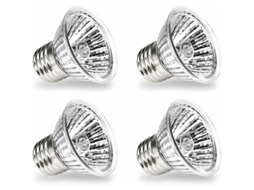Lâmpada de Calor para Tartaruga, Lâmpada Reptil Uva Uvb E27 50w 4pcs