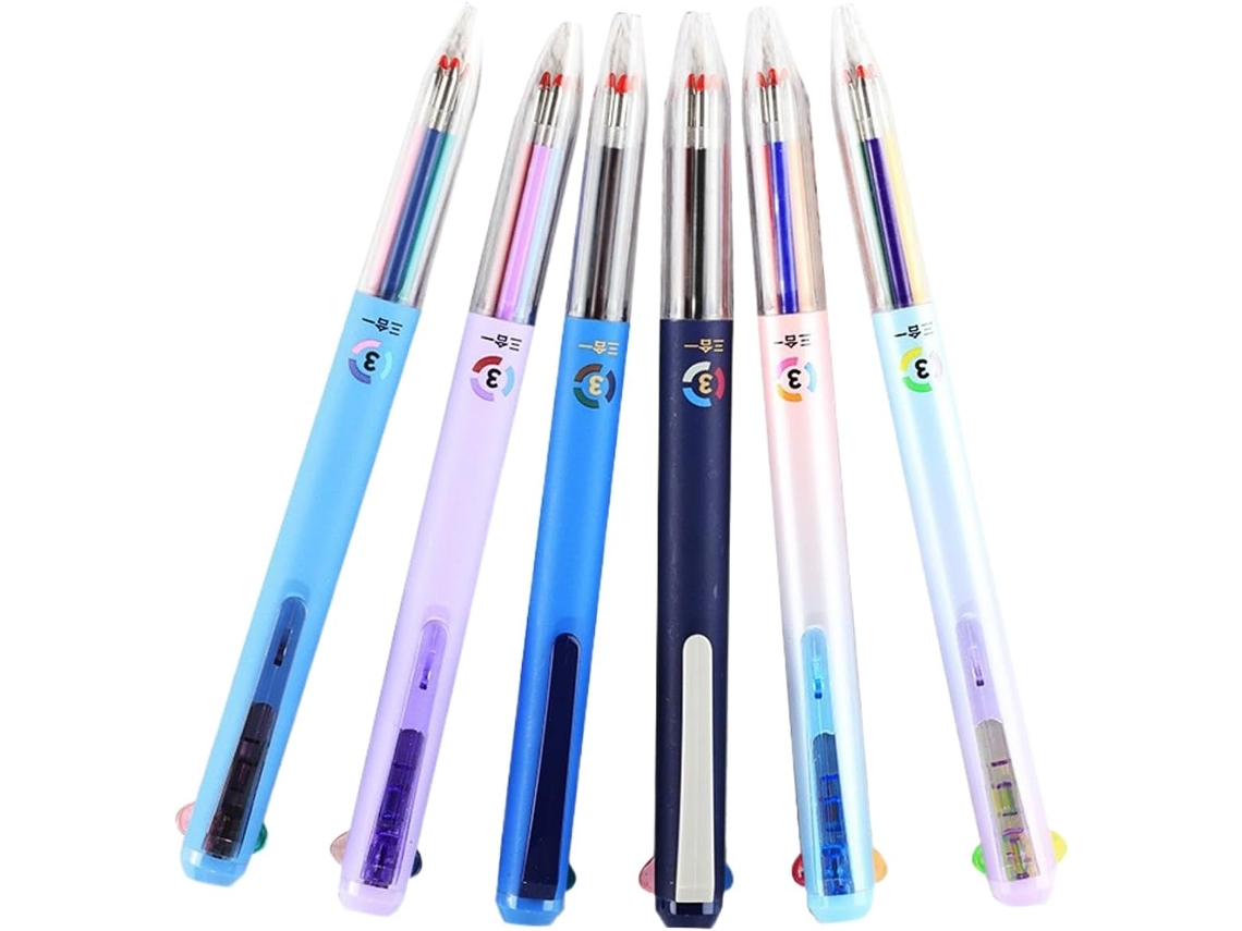 Canetas Em Gel 6 Unidades