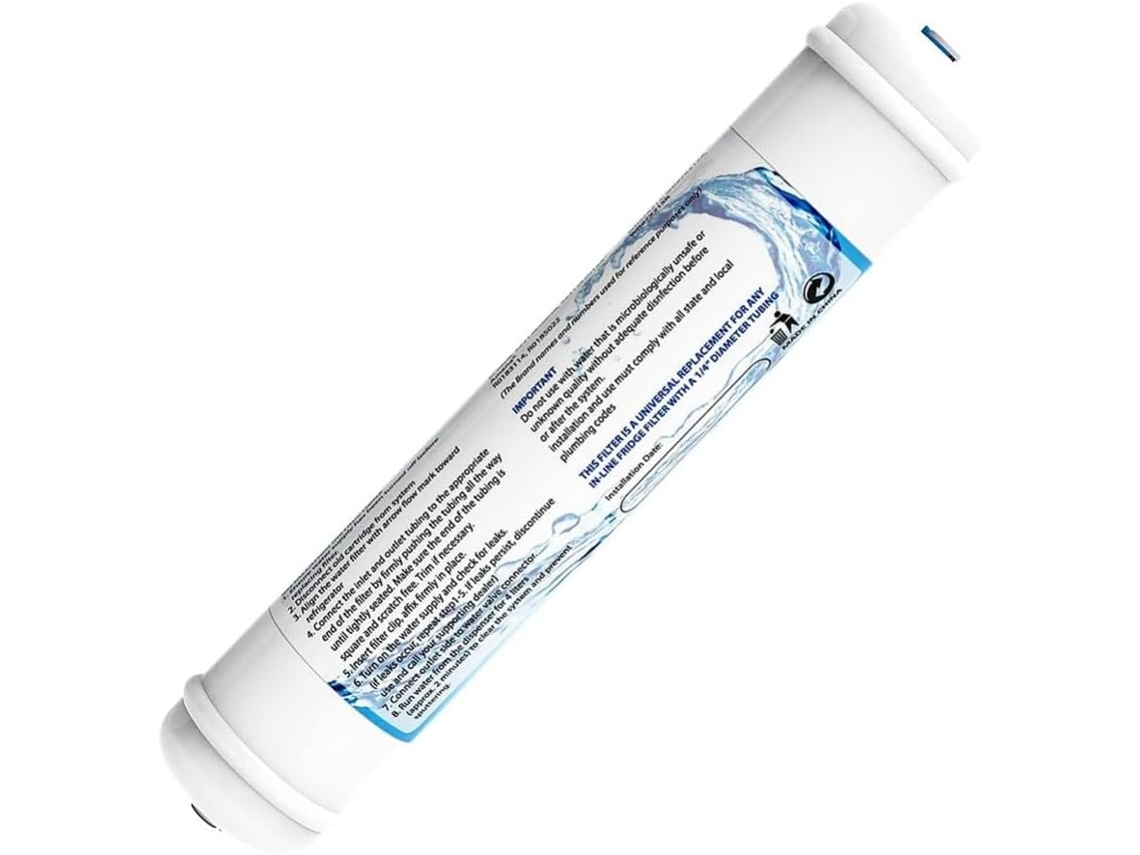 Cartucho De Filtro Água Integrado Para Conexão Rápida 1/4 Polegada,