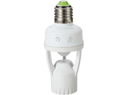 Soporte De Lâmpada Com Detector De Movimento E27 60w Sensor Pir 360° 6m 220-240v