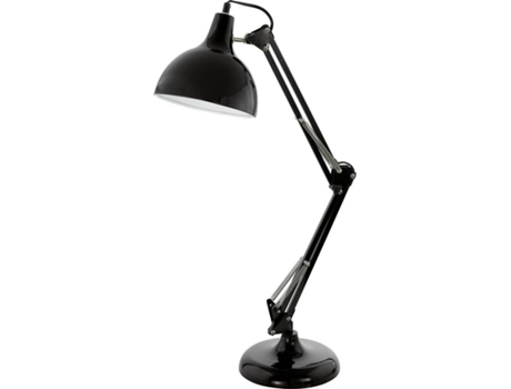 Candeeiro de Mesa E27 Borgillio, Preto