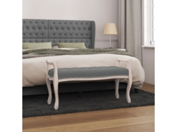 Banco Interior | Banco 110x45x60 Cm Tecido Cinzento-escuro