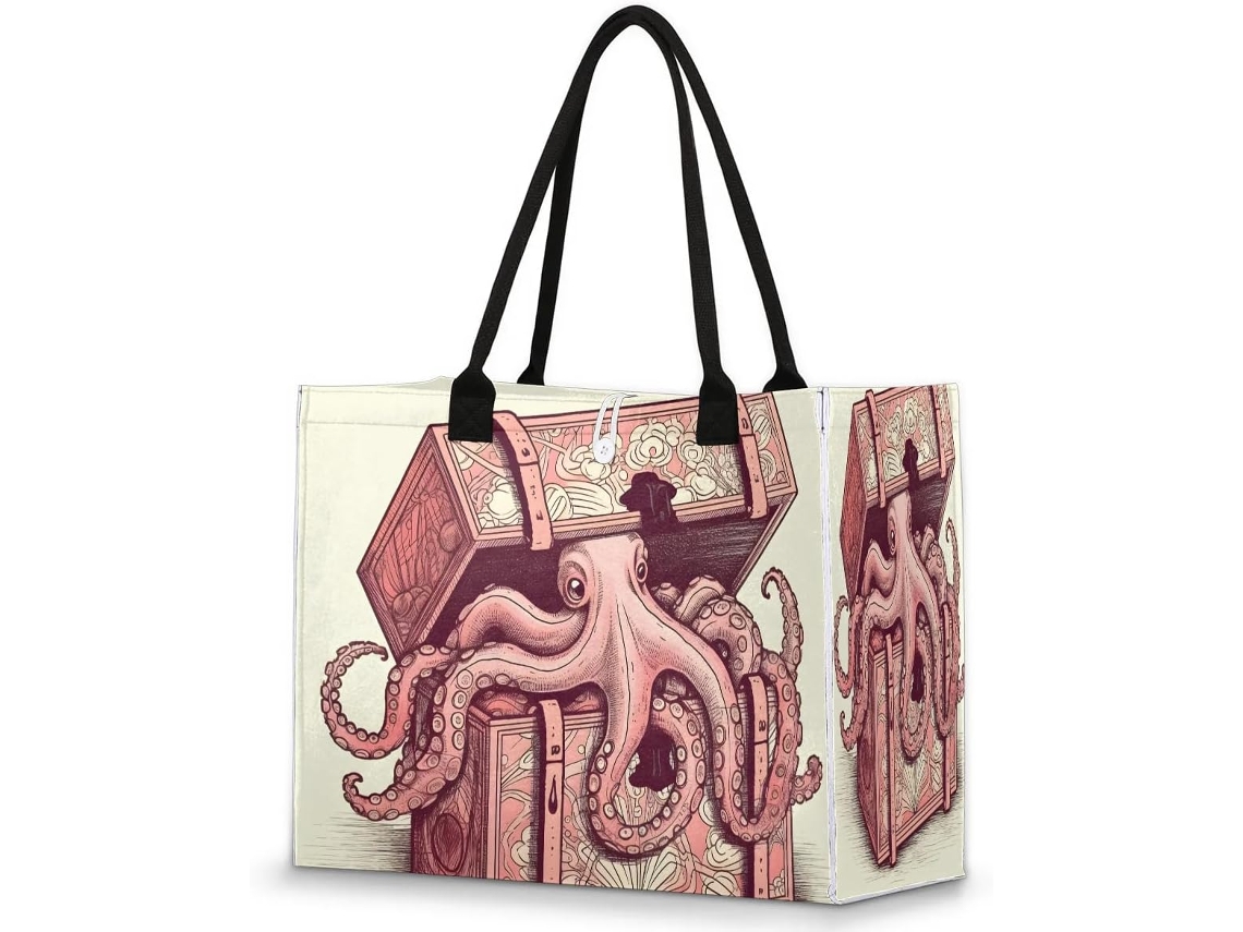 Mochila Mandala e Borboletas Tropicallife (32x15x44cm) tecido