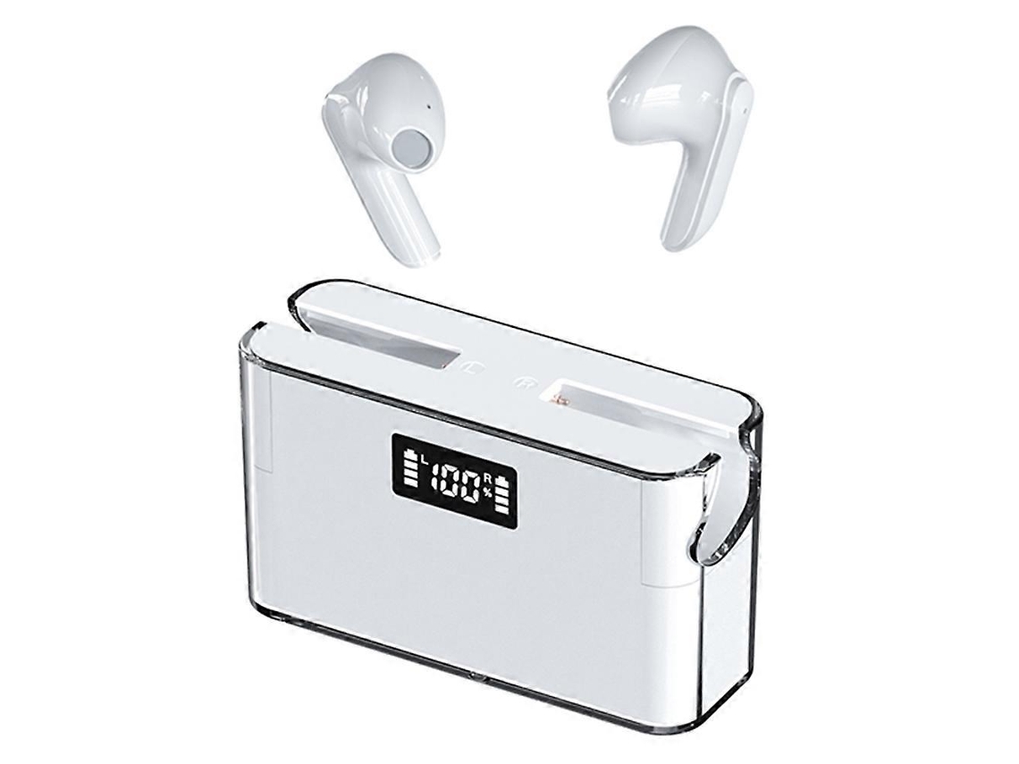 Fones De Ouvido Esportivos Bluetooth Semi Intra Auriculares Tm11 Com Visor Digital E Estojo De Carregamento Verde Ly Ebike