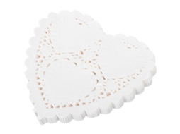 300 Unidades De Guardanapos De Papel Em Formato De Coração, Almofadas Para Embalagem De Bolos E Sobremesas, Decoração De Mesa De 4 Polegadas Webake