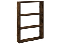 Wall Shelf, Wall Shelves Vidaxl Marrom Madeira Processada (n/a)