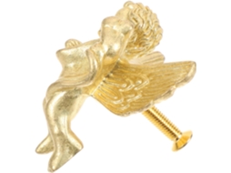 Puxador Decorativo Em Latão Formato De Anjo Para Gavetas E Armários, Com Design Delicado