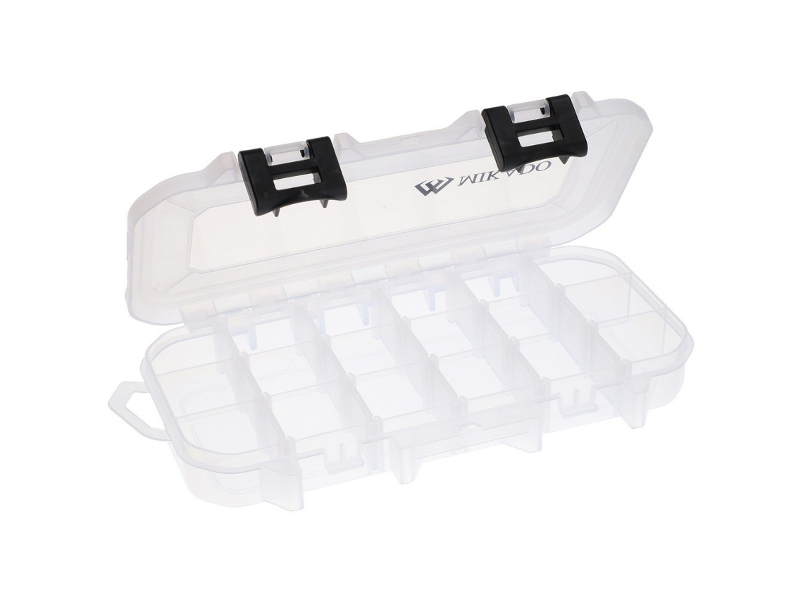 Caixa de Isca de Compartimentos Transparente 28.5 X 18.5 X 4.5 Cmmikado