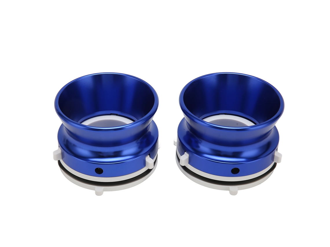 2pcs Adaptadores Hub Nab Alumínio Polido 10 Polegadas para Studer Revox Akai Teac
