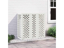 Vidaxl Capa De Ar Condicionado Branco 110 X 50 X 105 Cm