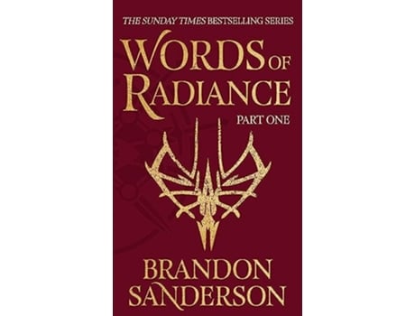 Livro Words of Radiance Part One de Brandon Sanderson (Inglês - Capa Dura)