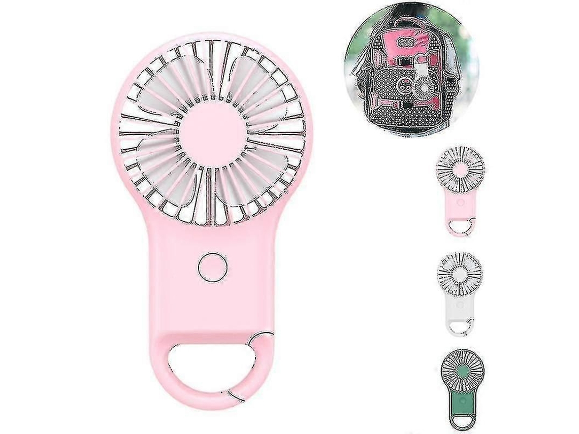 Mini Ventilador Portátil A Bateria, Recarregável Via Usb, Mini Ventilador De Mão