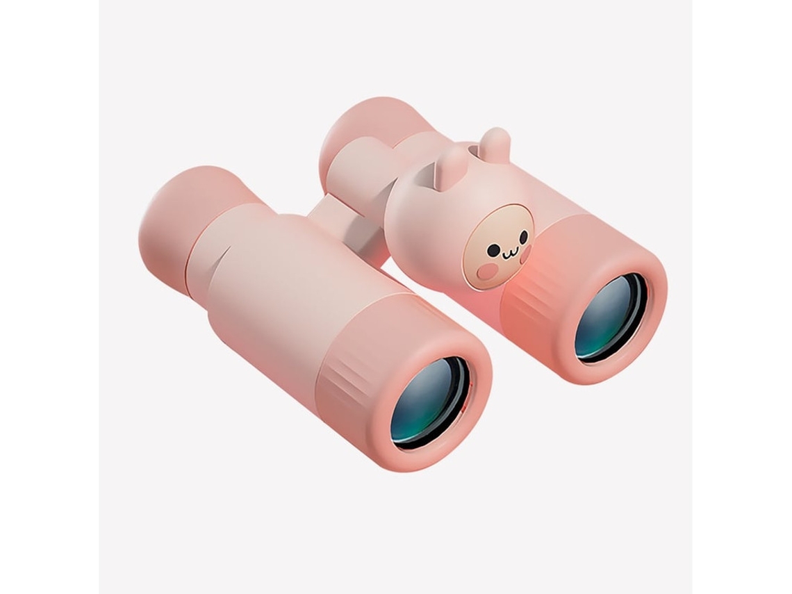 Mini Binóculos Telescópio Compartilhado Infantil Destacável De Alta Definição Com Foco Ao Ar Livre Lupa Brinquedo Presente Bestvite (rosa)