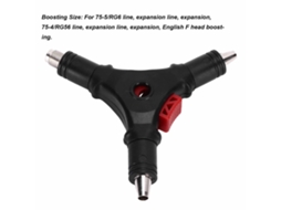 Ferramenta Multifuncional 4 Em 1 Para Cabo Coaxial Rg59 Rg6: Descascador, Compressor, Expansor E Terminal F