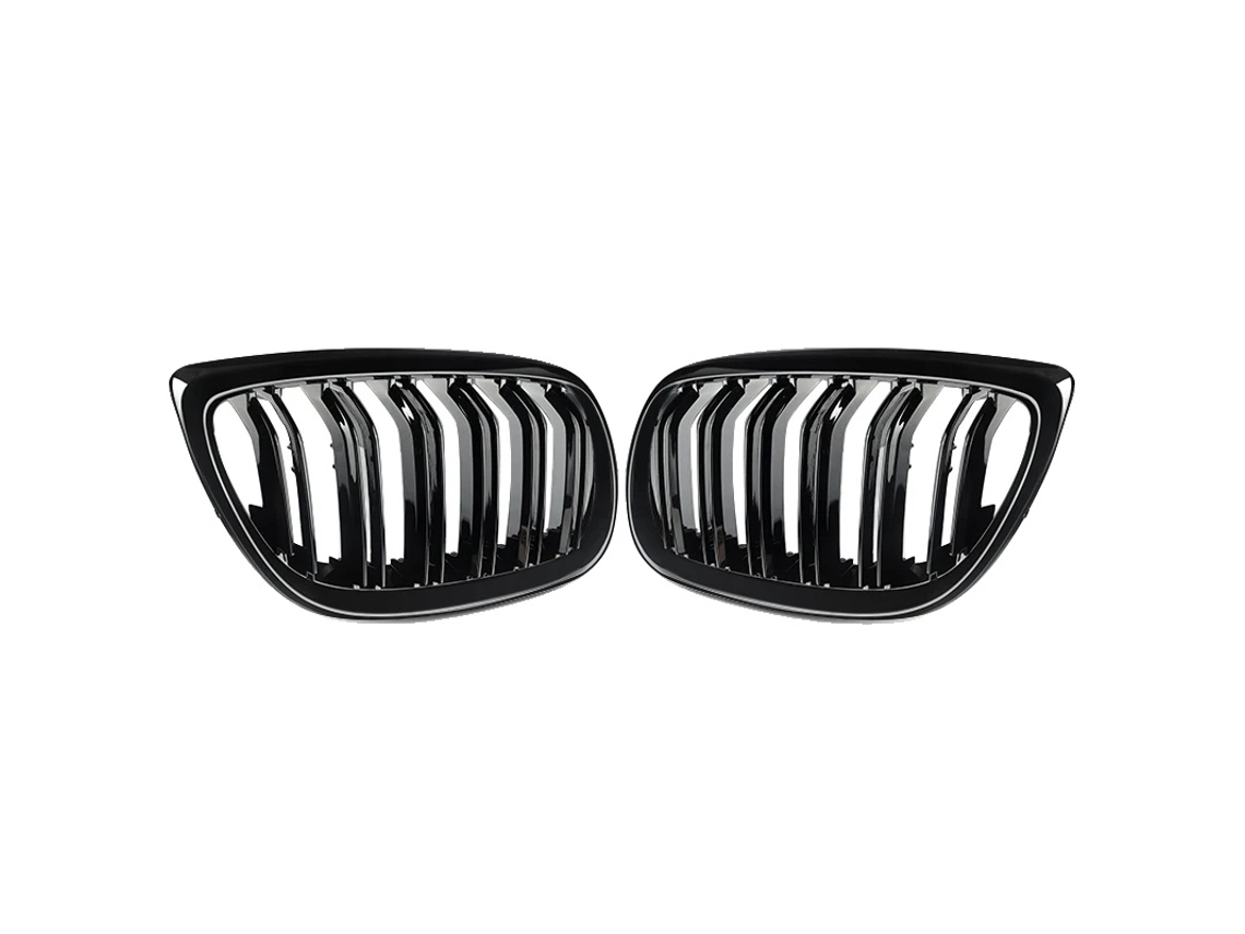 Grade Frontal, Compatível Com Modelos De Coupé De Luxo E92 E93, Construção Durável Em Abs, Preto Brilhante