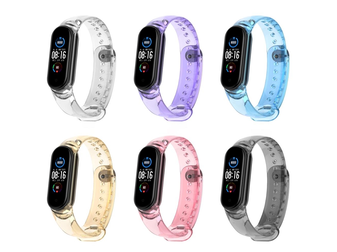 Pulseira de Substituição para Xiaomi Mi Band 7 EOOCOO (material Tpu Macio Multicolor Fotocrômico)