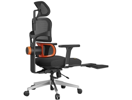 Cadeira Ergonômica NEWTRAL Pro Nt002 Apoio Lombar Adaptável Apoio de Cabeça Ajustável Apoio de Cabeça Apoio para Pés Malha 4D