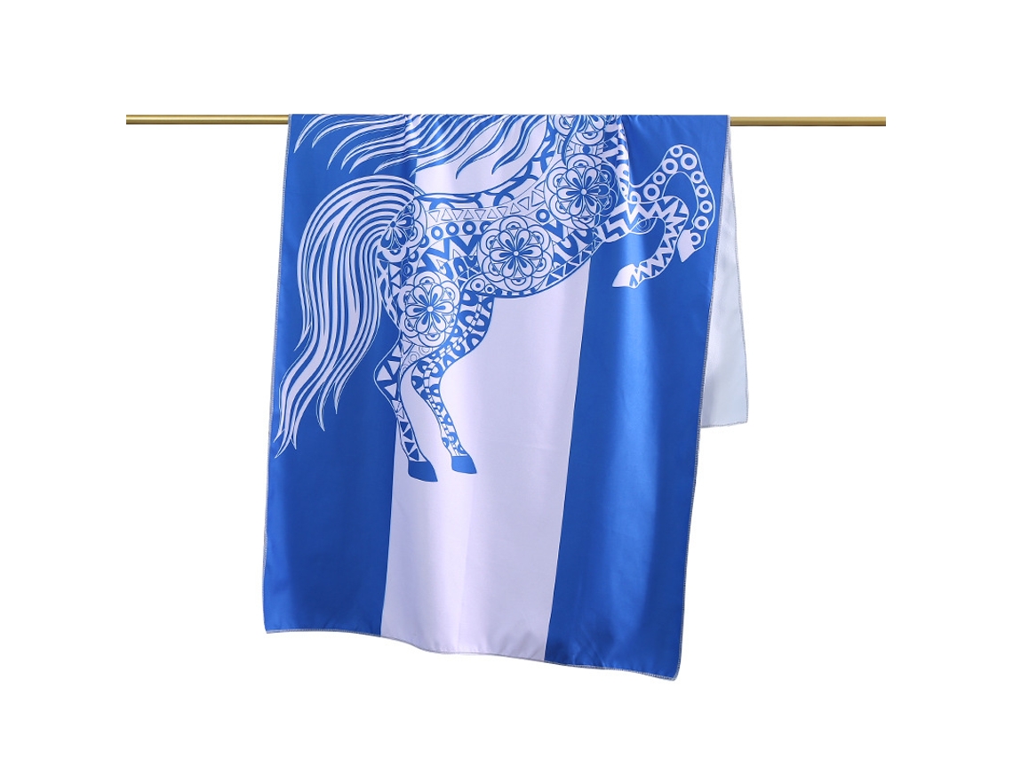 Toalha De Praia Secagem Rápida, Não Agarra Areia, Alta Absorção, 80×160cm cavaloczhhmart