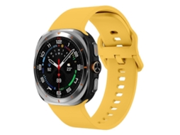 Pulseira De Silicone Colorida Com Fivela Em Cor Sólida Para Samsung Galaxy Watch Ultra 47mm