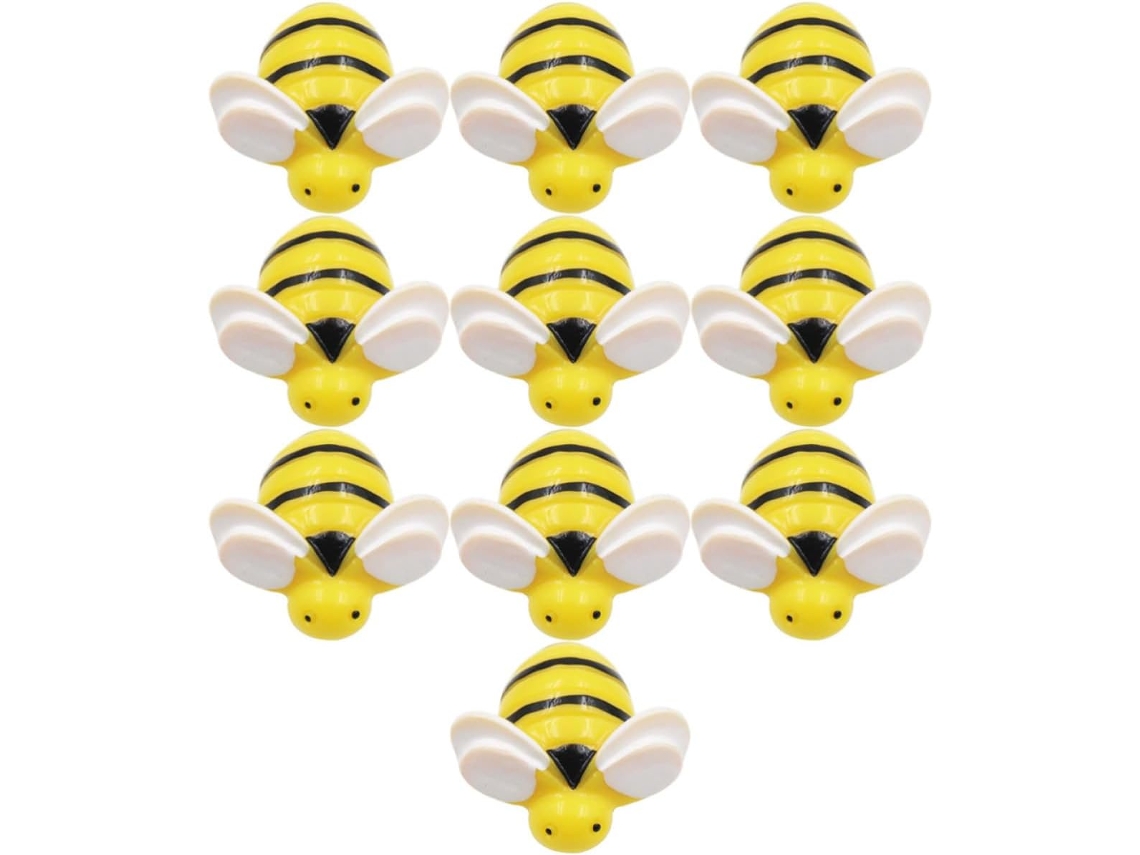 Tachinhas Decorativas Em Formato De Abelha Para Casa E Escritório, 30 Peças Em Abs E Ferro Para Prender Recados