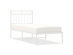 Bed Frame, Bed Frames Vidaxl Branco Aço (75 X 190 Cm)