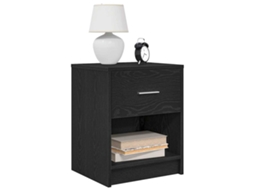 Vidaxl Mesas De Cabeceira 2 Pcs Com Gaveta 40x34x50 Cm Preto