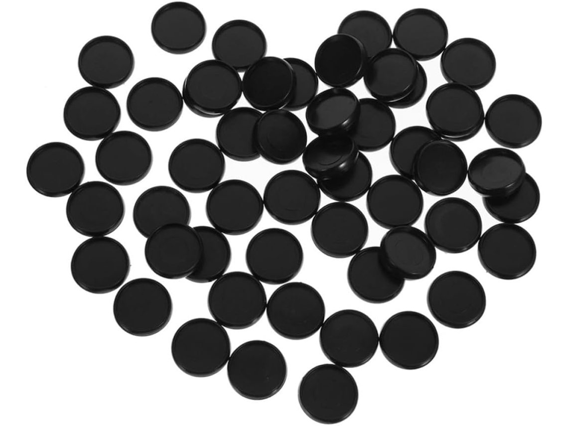 100 Peças Lot De Reliure Ronds En Plastique Noir Para Álbuns Fotos - Design Criativo E Reliure Flexível