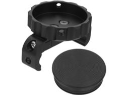 Suporte Para Rastreador De Bicicleta Em Plástico Preto Com Design Discreto.