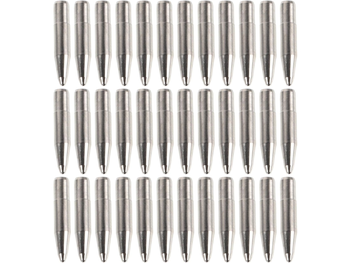 50 Pontas Metálicas De 0,5 Mm Para Substituição Canetas Em Gel – Refis
