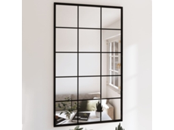Vidaxl Espelhos De Parede 3 Pcs 100x60 Cm Metal Preto