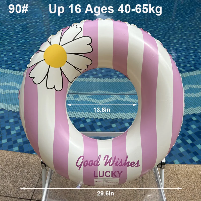(rosa-90) Boia Inflável Para Piscina Para Adultos, Boia Para Jogos Aquáticos