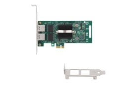 Placa de Rede PCIe X1, Chip Intel 82576GB, 2 Portas Gigabit para Desktop