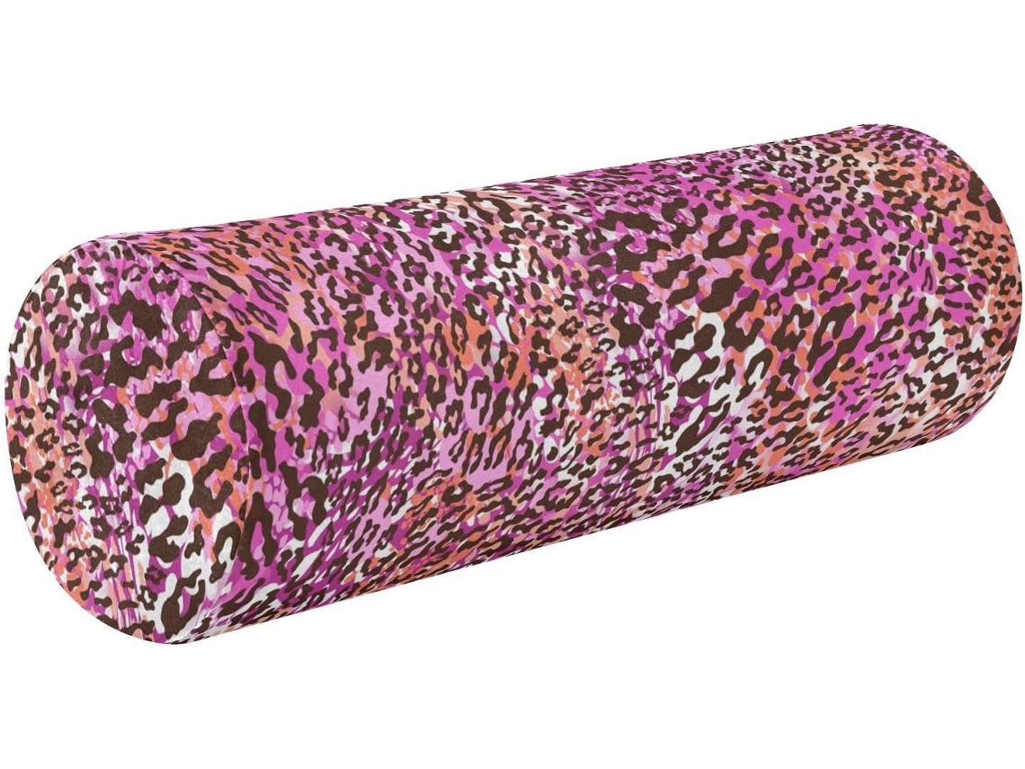 Fronha para Almofada Cervical Frodotgv Estampa de Leopardo Colorida Suporte Lombar Ergonômico Fácil Limpar
