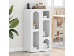 Vidaxl Buffet Elst Branco Brilhante 59 X 35 X 100,5 Cm