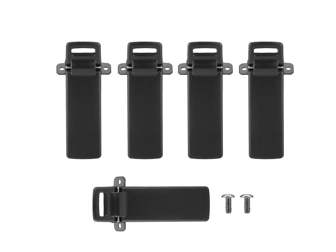 5pcs Clip De Cinto Para Rádio Walkie Talkie Original Baofeng Uv-5r Clip De Costas