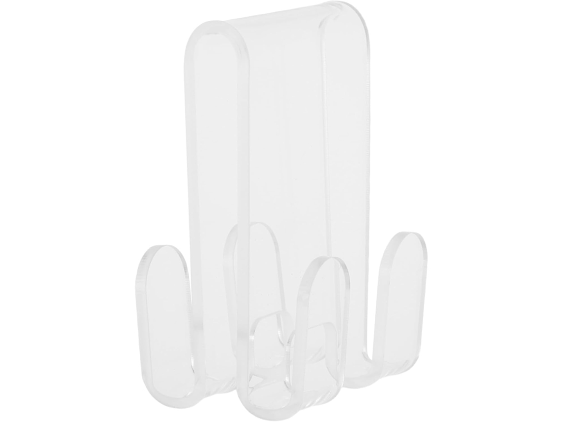 Gancho De Acrílico Resistente E Moderno Para Portas De Banheiro, Ideal