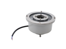 Luz Submersível LED Primerox, aço inox, 6w, IP68, branco quente, para jardim e piscina