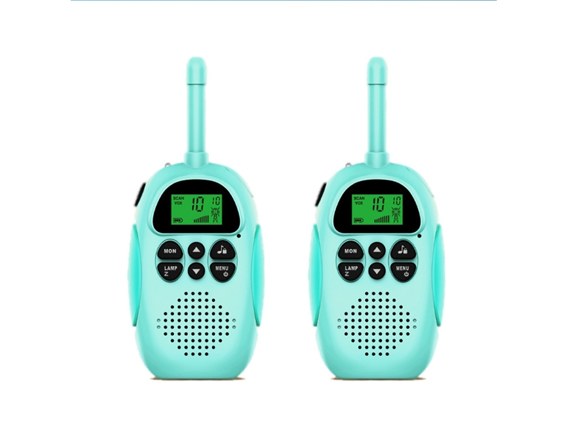 Lurelia Kit De 2 Walkie Talkies Infantis Portáteis Com Lanterna