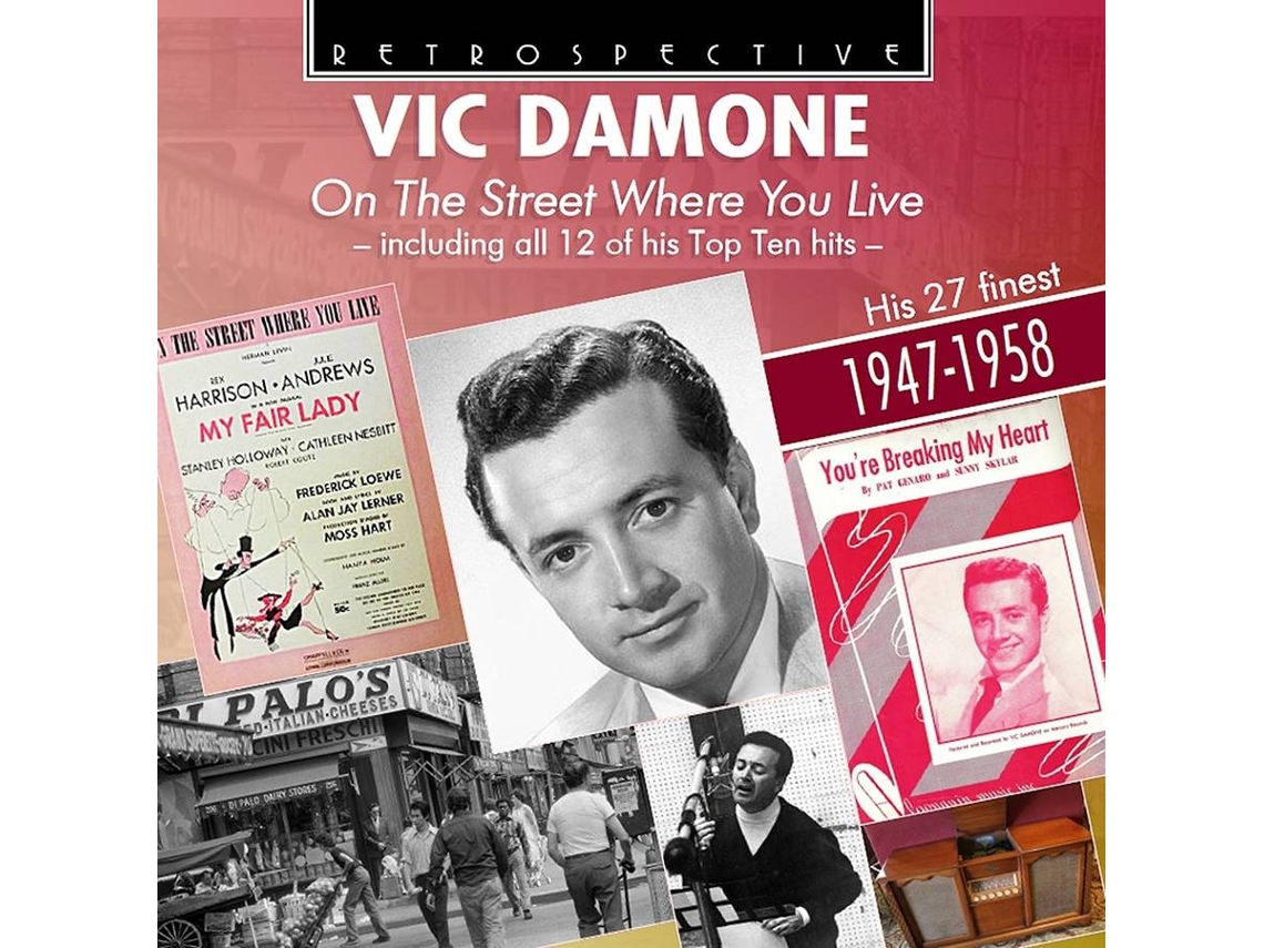 CD Damone,Vic - On The Street Where You Live (1CD)