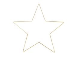 Laxiscreed Pack De 3 Anéis Pentagrama De Ferro Com Estrela Para Diy Em Material Dourado