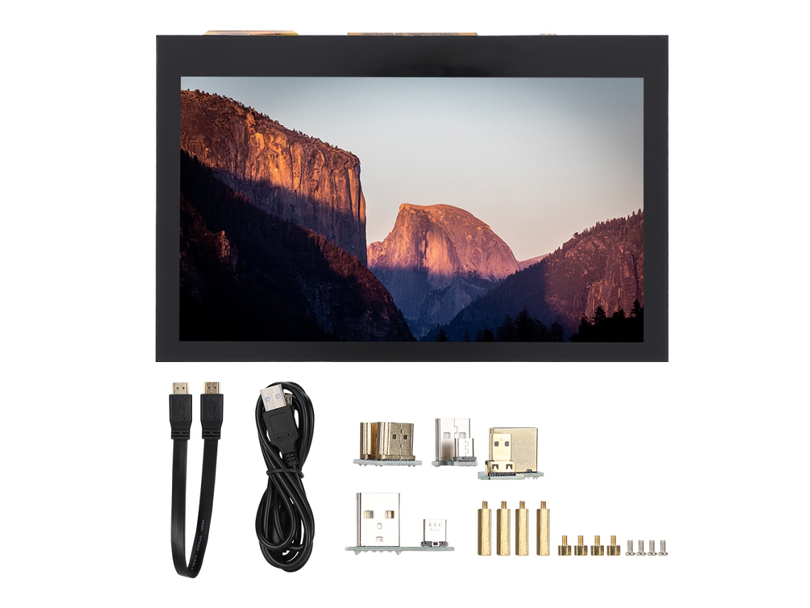 Tela Tática Lcd Raspberry Pi De 4,3 Polegadas Com Resolução 800×480, Toque Capacitivo, Compatível Com 3b+ 2b+ 4b