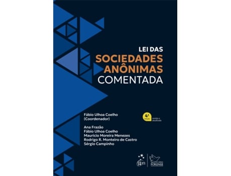 Livro Lei Das Sociedades Anônimas Comentada - 4a Edição 2025 De Ana Frazão (português Do Brasil)
