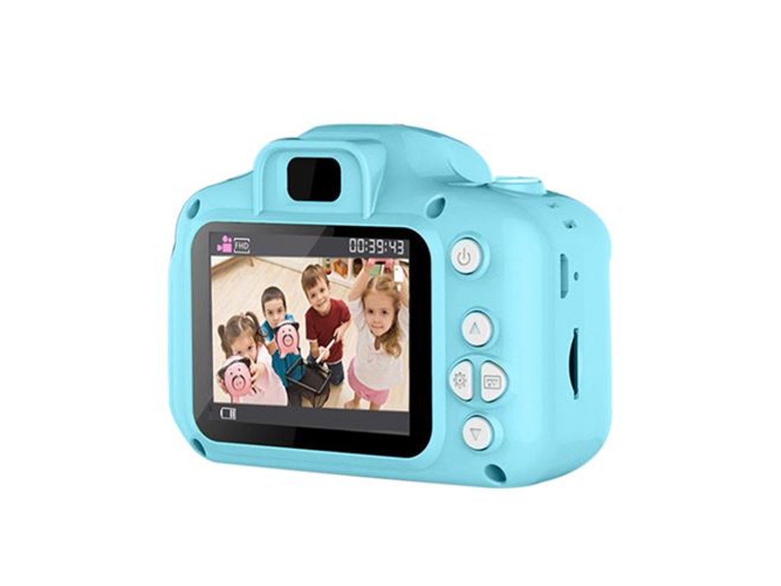Câmera Digital Infantil Com Carregamento Usb, Azul Brilvibera