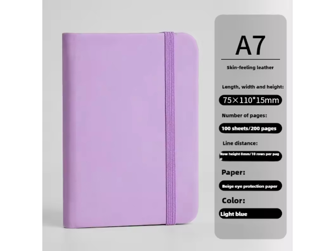 Mini Notebook A7 Notebook Pequeno Notebook Portátil Brilvibera